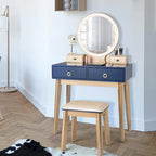 Table de maquillage coiffeuse écran tactile 3 modes d'éclairage - Voir Détails