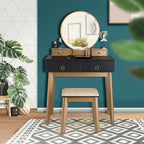 Table de maquillage coiffeuse écran tactile 3 modes d'éclairage - Voir Détails