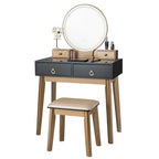 Table de maquillage coiffeuse écran tactile 3 modes d'éclairage - Voir Détails