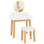 Table de maquillage coiffeuse écran tactile 3 modes d'éclairage - Voir Détails