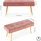 Banc rembourré pour chambre, entrée, salle à manger