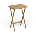 Ensemble de 5 tables de service traditionnelles en bois massif Laflin