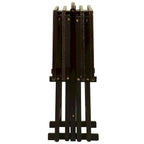 Ensemble de 5 tables de service traditionnelles en bois massif Laflin