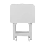Ensemble de 5 tables de service traditionnelles en bois massif Laflin