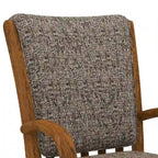 Chaise de salle à manger Darell Caster au fini châtaigne