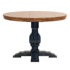 Table de salle à manger ronde Eleanor bicolore par