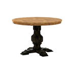 Table de salle à manger ronde Eleanor bicolore par
