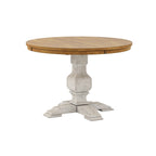 Table de salle à manger ronde Eleanor bicolore par