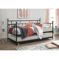   Twin Metal Daybed with Trundle