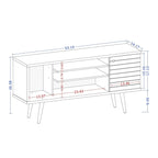 Meuble console multimédia 5 étagères Liberty