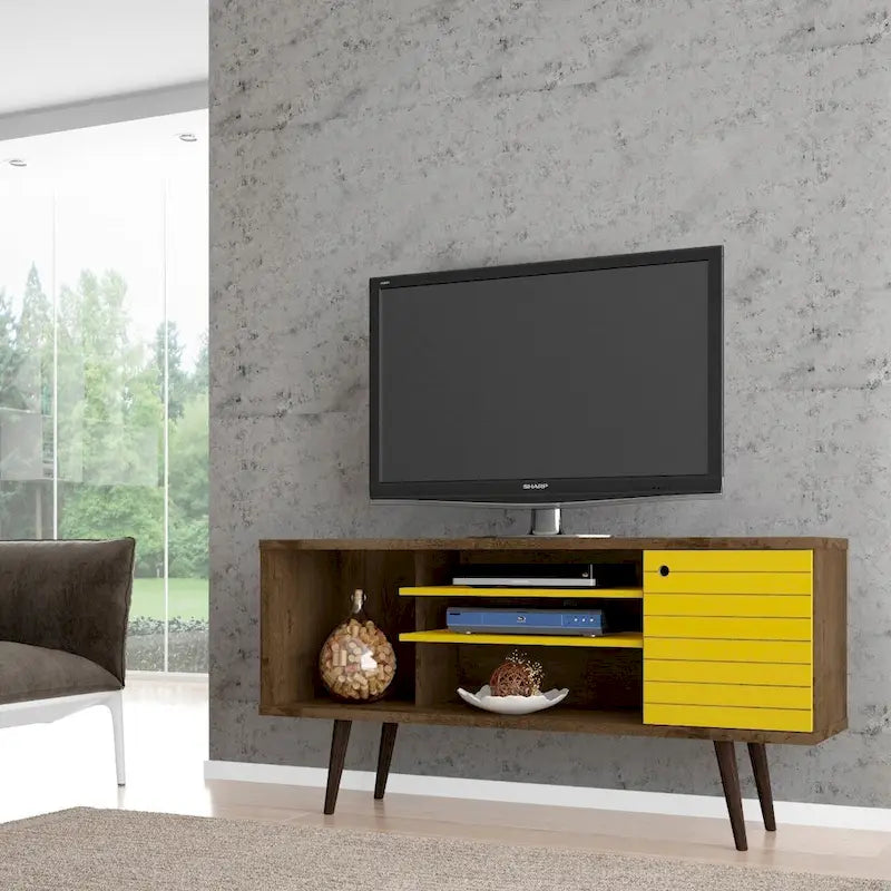 Meuble console multimédia 5 étagères Liberty