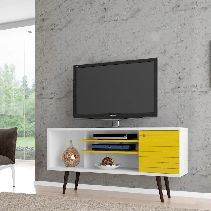 Meuble console multimédia 5 étagères Liberty