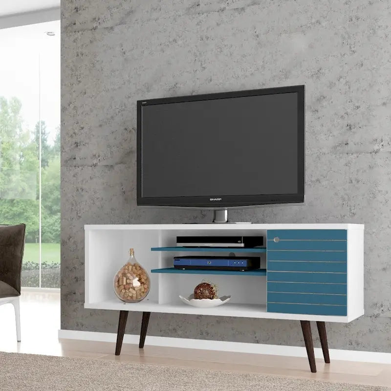 Meuble console multimédia 5 étagères Liberty