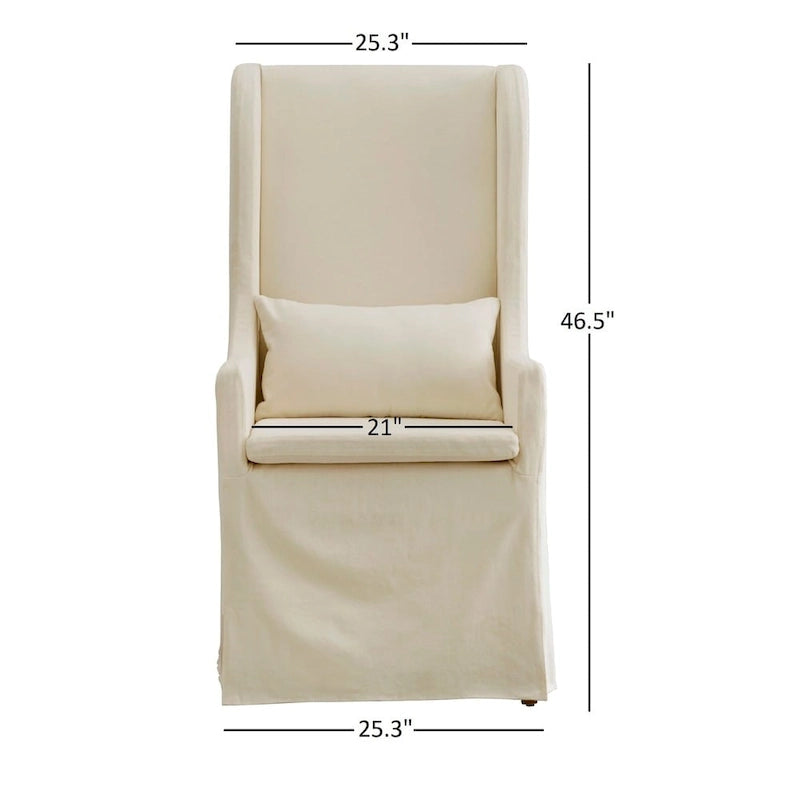 Fauteuil d'hôte Wingback par Artisan