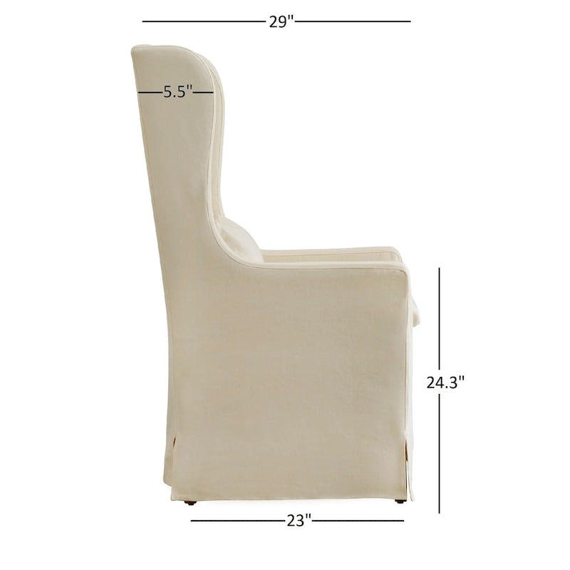 Fauteuil d'hôte Wingback par Artisan
