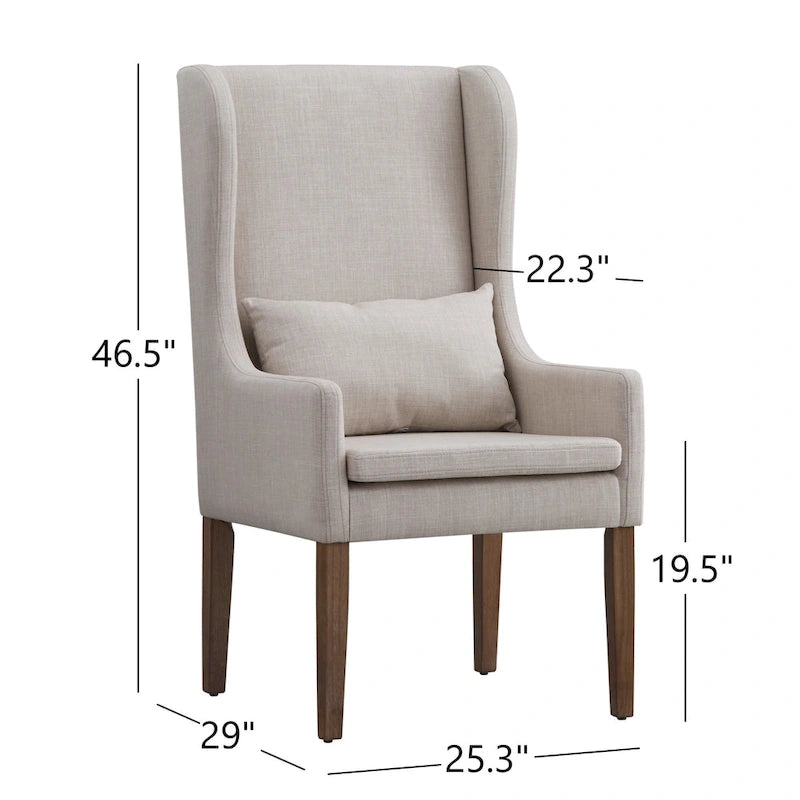 Fauteuil d'hôte Wingback par Artisan