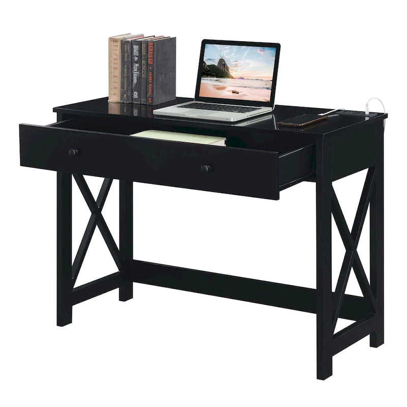 Bureau Oxford 42 avec 1 tiroir et station de charge