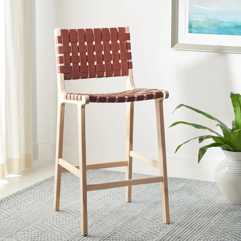 Tabouret de bar tissé de 68,5 cm - 50,0 x 51,1 x 103,4 cm - 50,8 cm de large x 50,8 cm de profondeur x 104,1 cm de haut