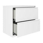 Classeur 2 tiroirs de 76,2 cm de large, al 101, blanc