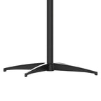 Table basse ronde en bois de 24 po avec colonnes de 30 et 42 po