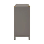 Commode 6 tiroirs à accents dorés Kedric par Bold