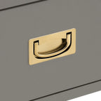 Commode 6 tiroirs à accents dorés Kedric par Bold
