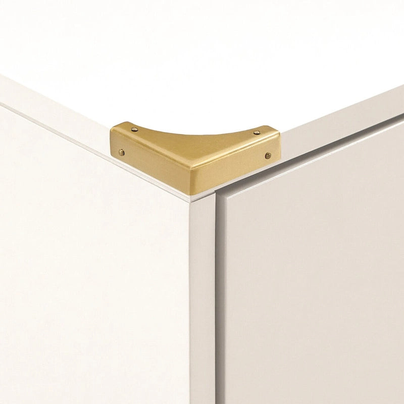 Commode 6 tiroirs à accents dorés Kedric par Bold