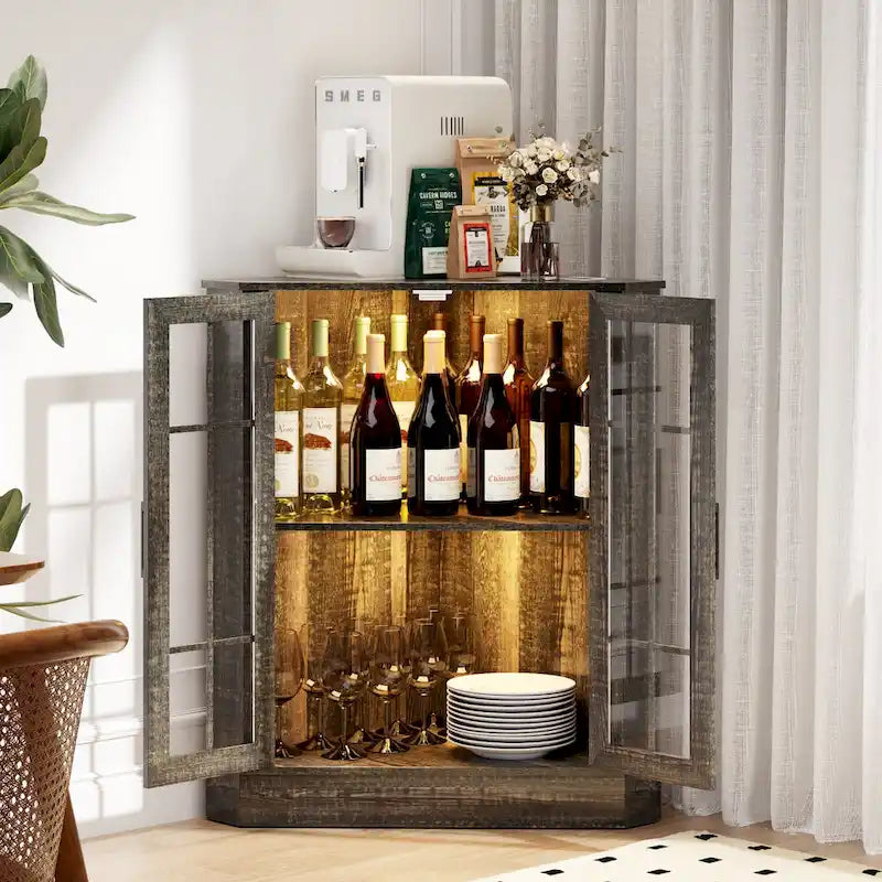 Meuble d'angle de rangement large de 20 po - S/O
