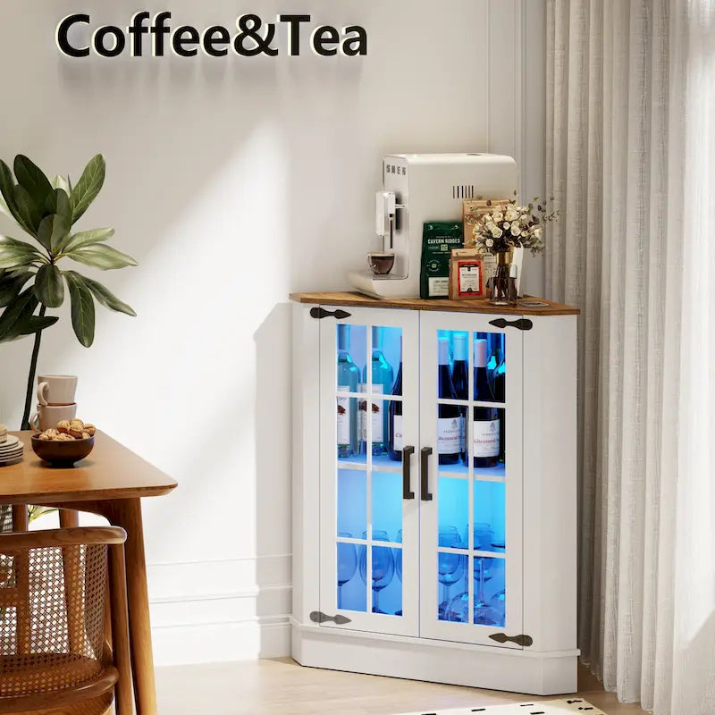 Meuble d'angle de rangement large de 20 po - S/O