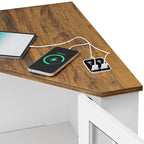 Meuble d'angle de rangement large de 20 po - S/O