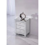 Meuble à 3 tiroirs Contempo Clear Mirror