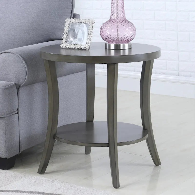 Lot de 3 tables basses avec étagère