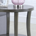 Lot de 3 tables basses avec étagère