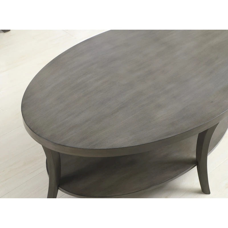 Lot de 3 tables basses avec étagère