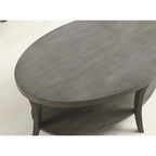 Lot de 3 tables basses avec étagère