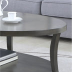 Lot de 3 tables basses avec étagère