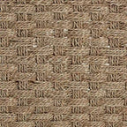 Banc d'appoint Denver en bois d'acacia et herbe marine naturelle, style bohème moderne