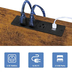 Meuble TV banc avec tiroirs de rangement