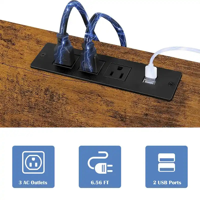 Meuble TV banc avec tiroirs de rangement