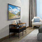Meuble TV banc avec tiroirs de rangement