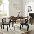   60 Live Edge Acacia Wood Rectangular Dining Table