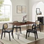   60 Live Edge Acacia Wood Rectangular Dining Table