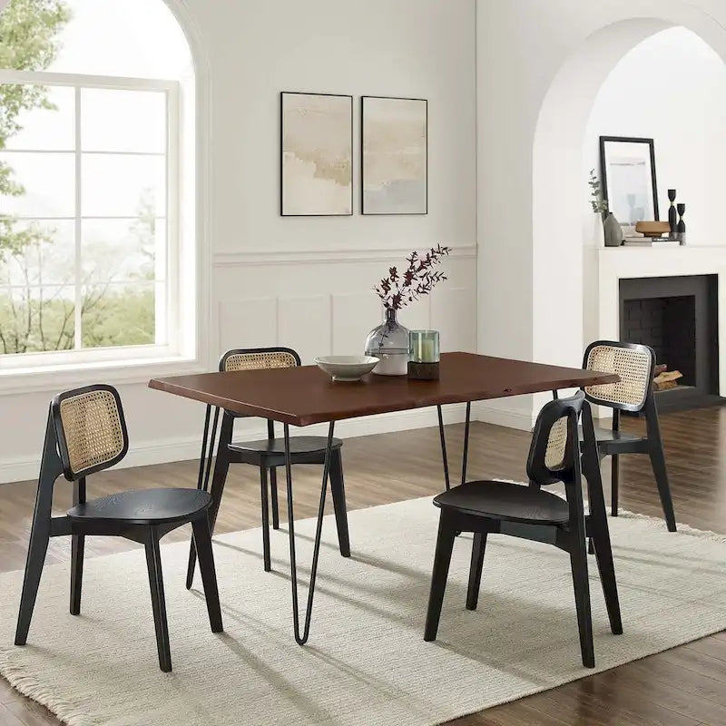   60 Live Edge Acacia Wood Rectangular Dining Table
