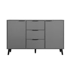 Bahut de buffet avec rangement, meuble de bar à café en bois, 3 tiroirs et 2 portes, armoire de buffet