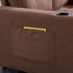 Canapé futon rembourré avec lit gigogne, canapé deux places capitonné pliable multicolore avec porte-gobelet